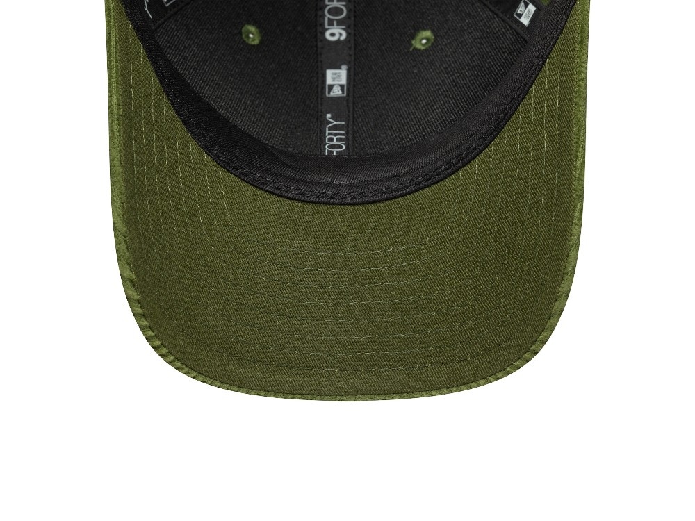 New Era Los Angeles Dodgers Green Corduroy 9Forty M Crown Snapback Gorra