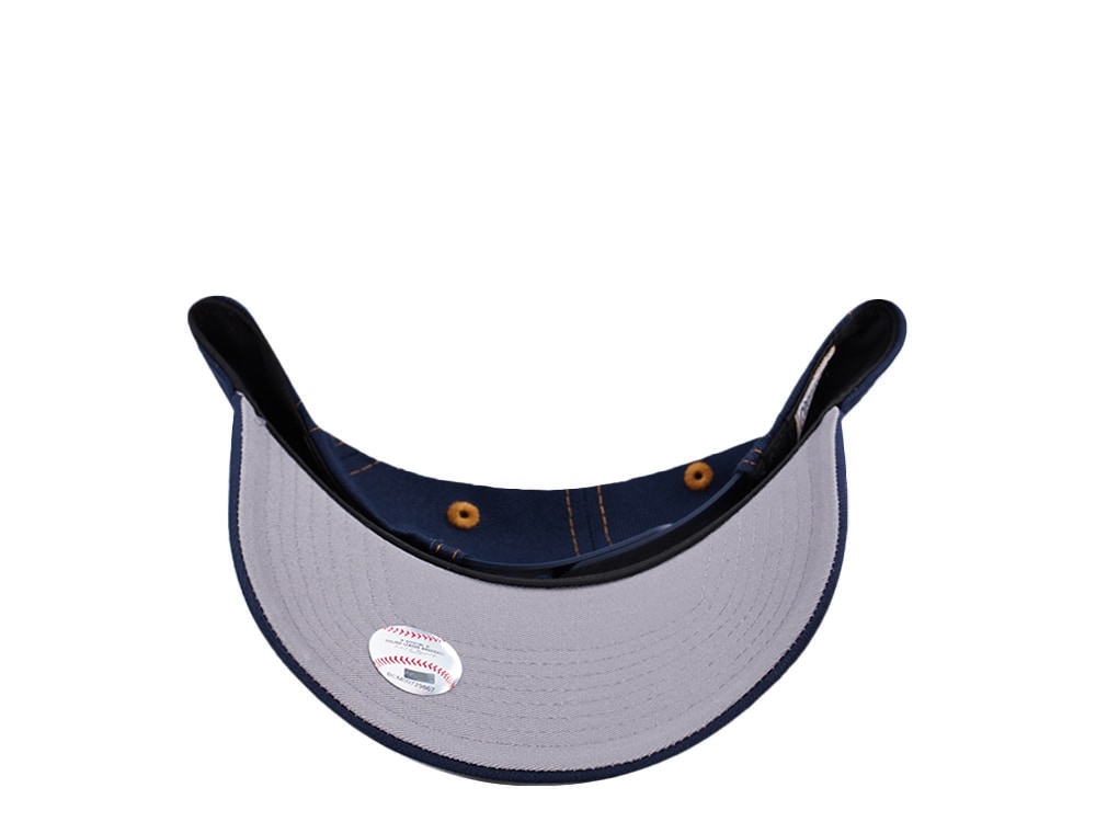 New Era Texas Rangers 40th Anniversary Cow Ocean Blue Prime Edition 9Forty A Frame Snapback Gorra