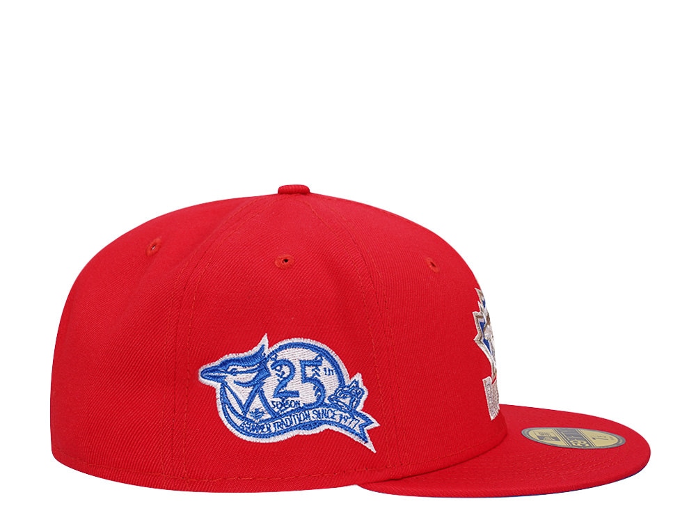 New Era Toronto Blue Jays 25th Anniversary Red Blue Edition 59Fifty Fitted Gorra