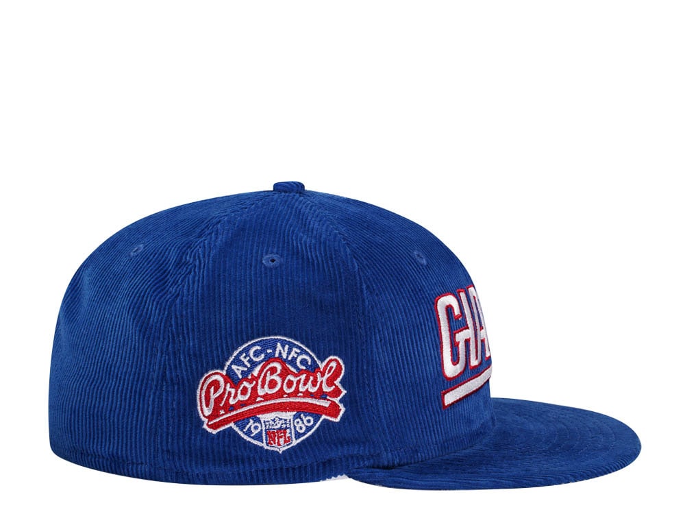 New Era New York Giants Pro Bowl 1986 Throwback Cord Edition 59Fifty Fitted Gorra