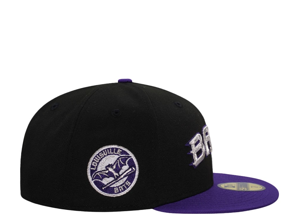New Era Louisville Bats Metallic Script Edition 59Fifty Fitted Gorra