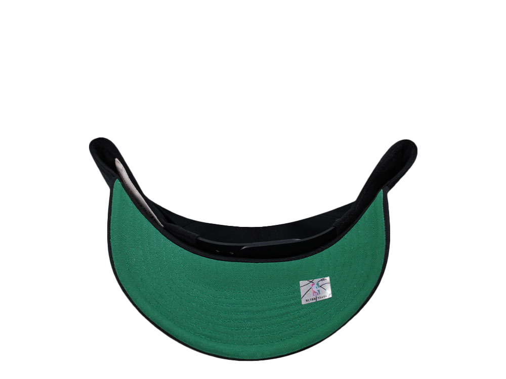 Mitchell & Ness Charlotte Hornets Black Pro Pinch Fit Snapback Gorra