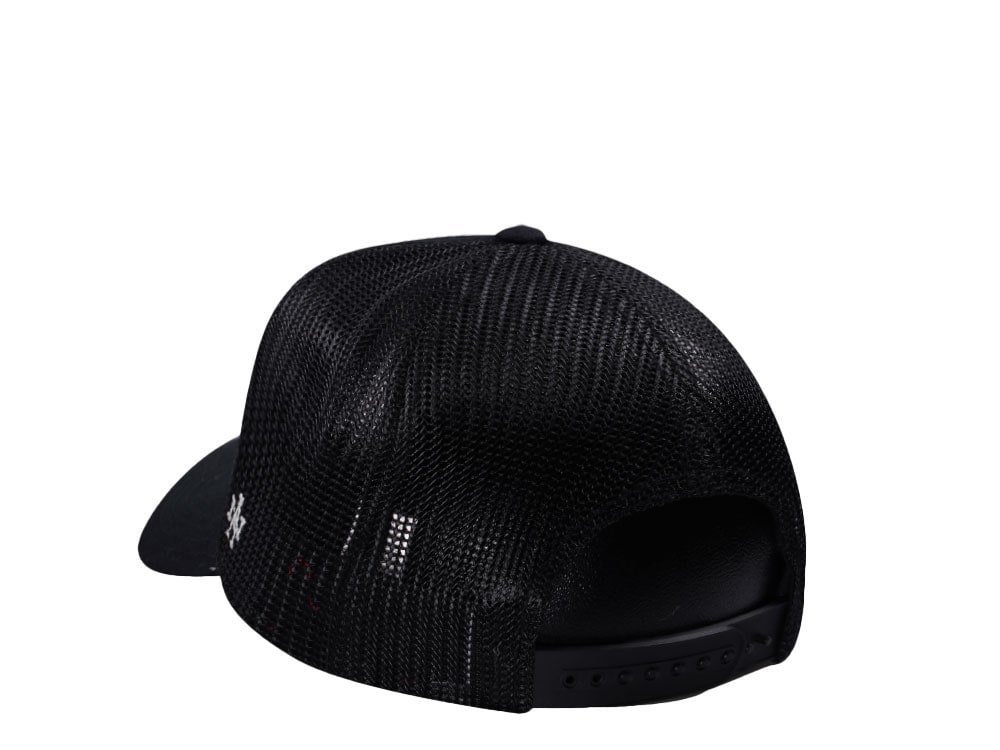 American Needle Miller High Life Black Valin Edition Trucker Snapback Gorra