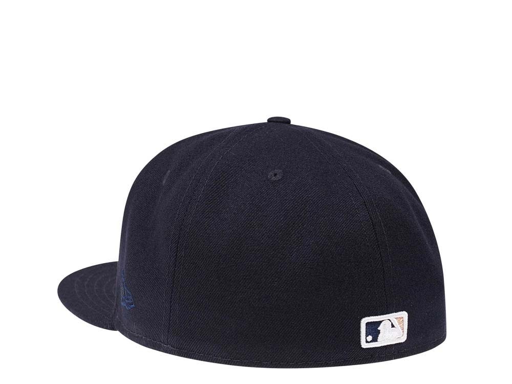 New Era Cincinnati Reds 150th Anniversary Navy Peach Edition 59Fifty Fitted Gorra