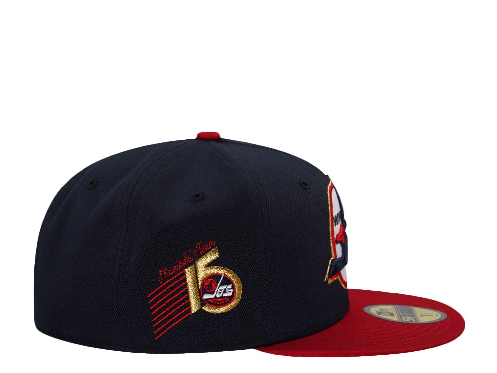 New Era Winnipeg Jets 15th Anniversary Two Tone Throwback Edition 59Fifty Fitted Gorra