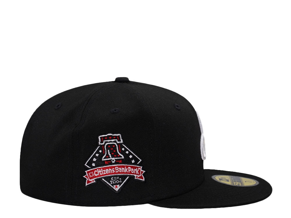 New Era Philadelphia Phillies Citizens Bank Park Black Prime Edition 59Fifty Fitted Gorra