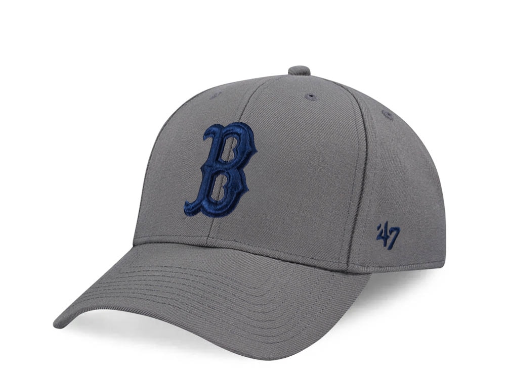 47Brand Boston Red Sox Dark Gray MVP Snapback Gorra