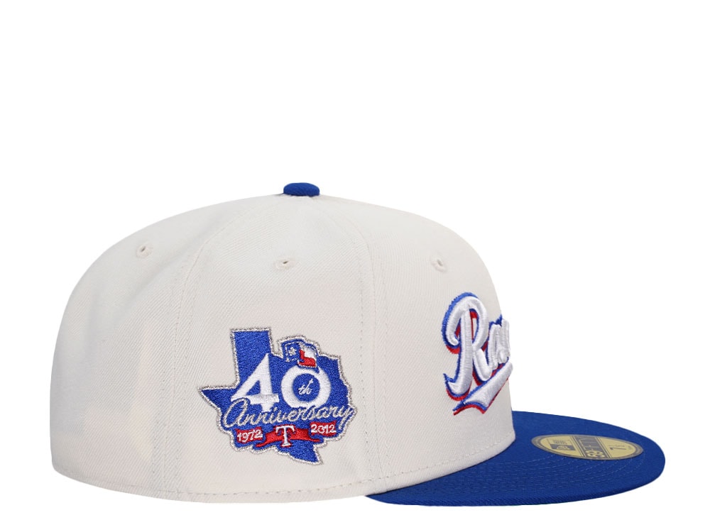 New Era Texas Rangers 40th Anniversary Chrome Color Flip Two Tone Edition 59Fifty Fitted Gorra