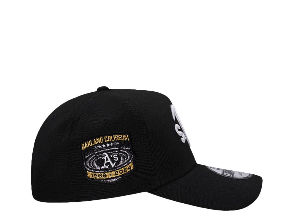 New Era Oakland Athletics Stadium Anniversary Black Prime Edition 9Forty A Frame Snapback Gorra