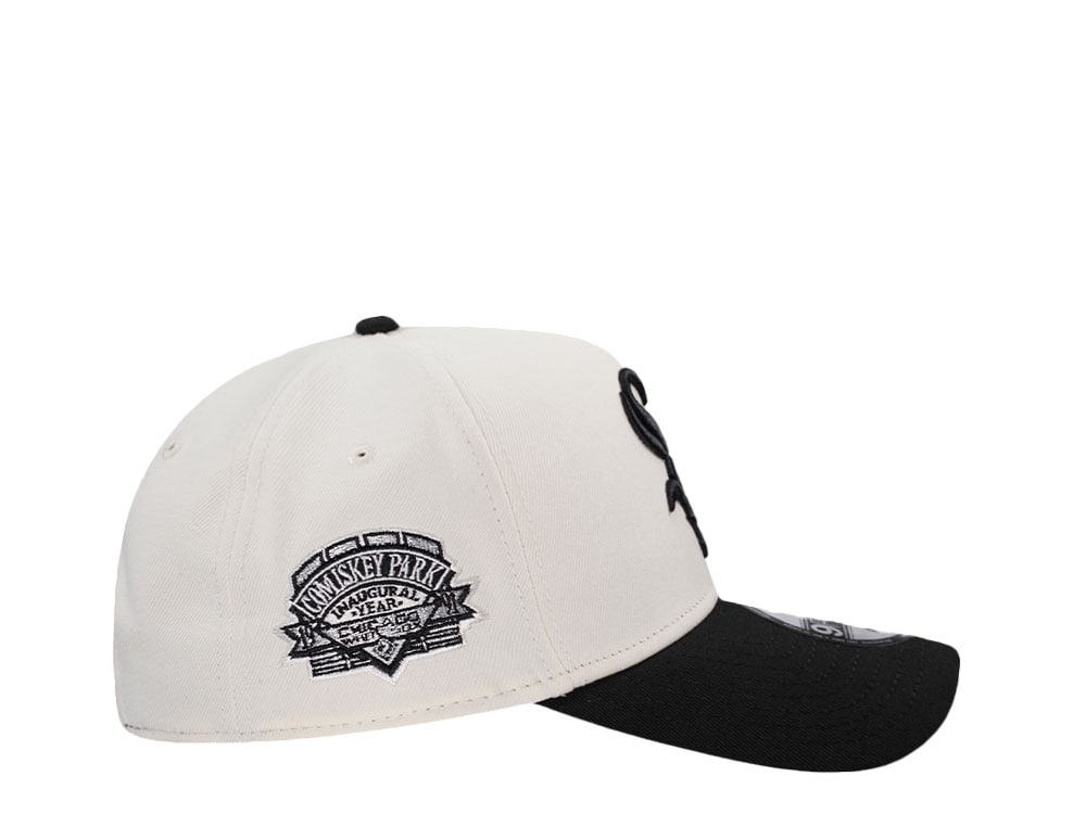 New Era Chicago White Sox Comiskey Park Chrome Two Tone Edition 9Forty A Frame Snapback Gorra
