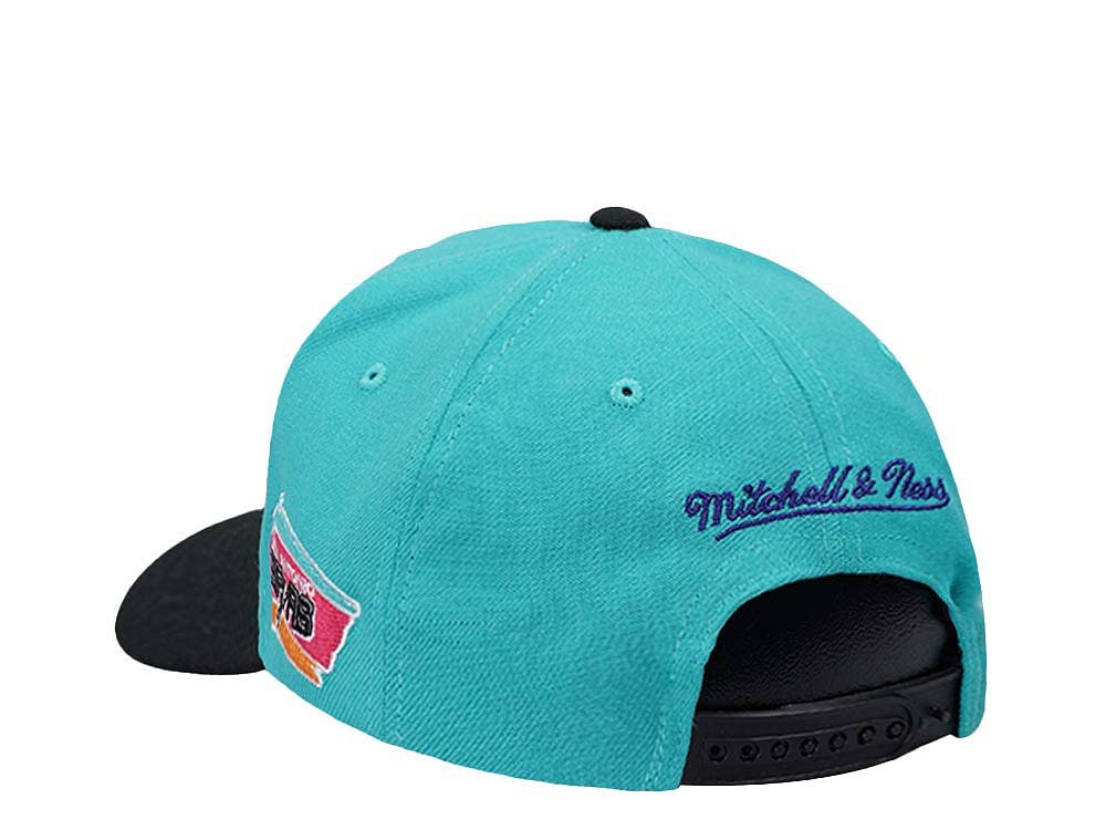 Mitchell & Ness San Antonio Spurs Shredder Stretch Hardwood Classic Red Flex Snapback Gorra