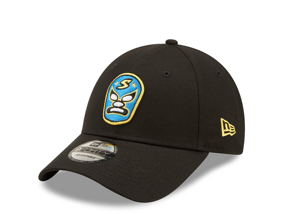 New Era Sacramento River Cats Copa Black 9Forty Strapback Gorra