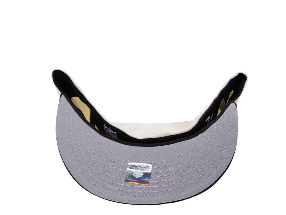 New Era San Francisco 49ers 30th Anniversary Chrome Satin Brim Two Tone Edition 59Fifty Fitted Gorra
