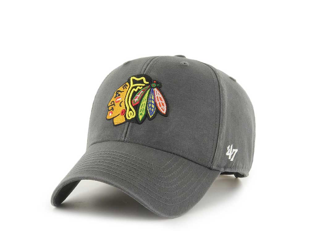 47Brand Chicago Blackhawks Legend Gray Classic Strapback Gorra