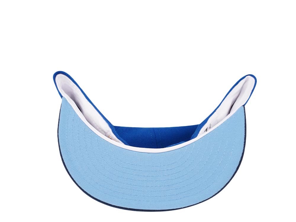 New Era Tampa Bay Rays Inaugural Season 1998 Deep Sea Metallic Two Tone Edition 59Fifty Fitted Gorra