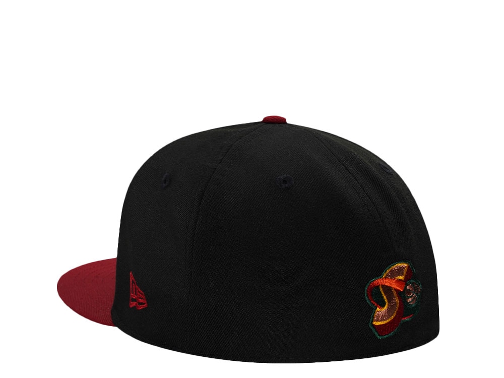 New Era Seattle Supersonics NBA on NBC Black Two Tone Edition 59Fifty Fitted Gorra