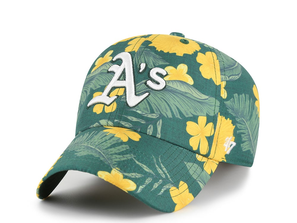 47 Brand Oakland Athletics Beach Side Green Clean Up Strapback Gorra