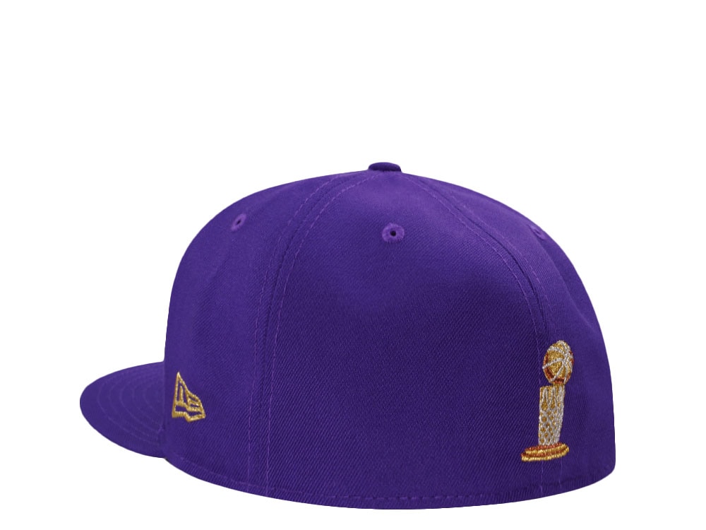 New Era Los Angeles Lakers NBA Finals 2000 Purple Prime Edition 59Fifty Fitted Gorra