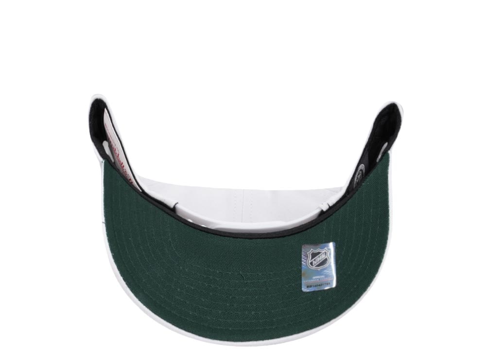 Mitchell & Ness Minnesota Wild All in Pro White Snapback Gorra
