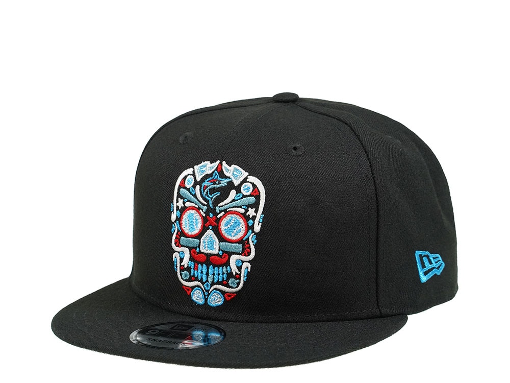 New Era Miami Marlins Skull Edition 9Fifty Snapback Gorra