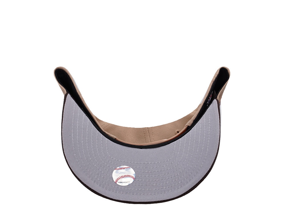 New Era Los Angeles Dodgers Back to Back Camel Two Tone Edition 9Fifty A Frame Snapback Gorra