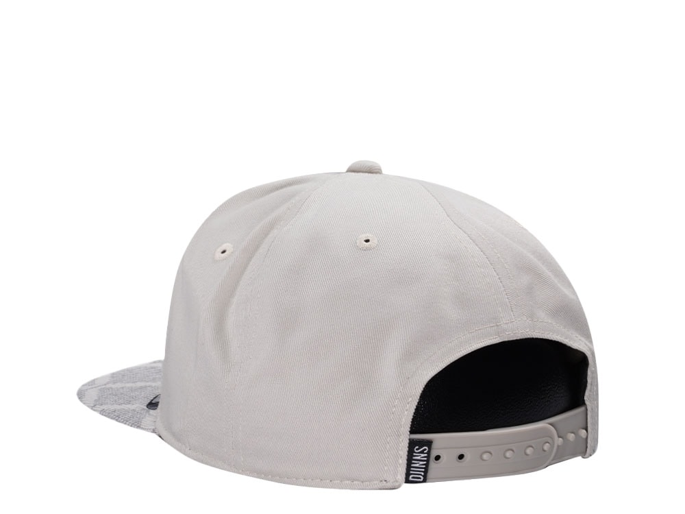 Djinns FendoLookalike Light Grey 6 Panel Snapback Gorra