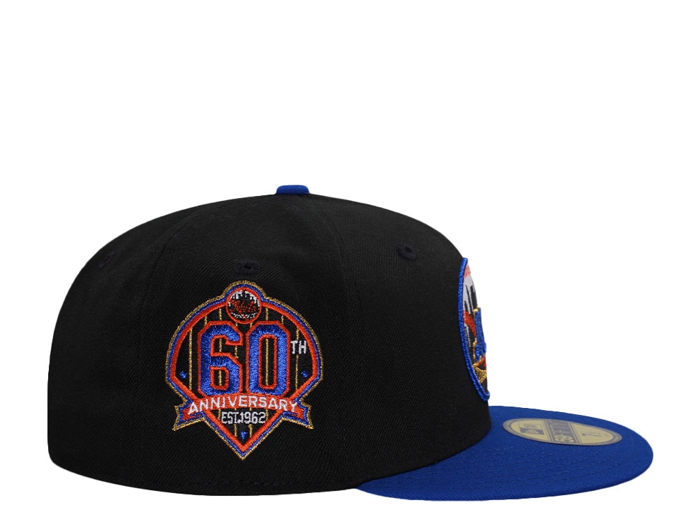 New Era New York Mets 60th Anniversary Royal Blue Two Tone Edition 59Fifty Fitted Gorra