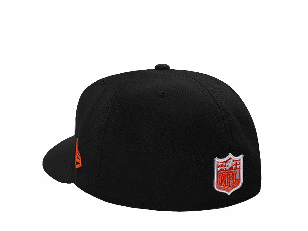New Era Denver Broncos Black Prime Edition Pre Curved 59Fifty Fitted Gorra