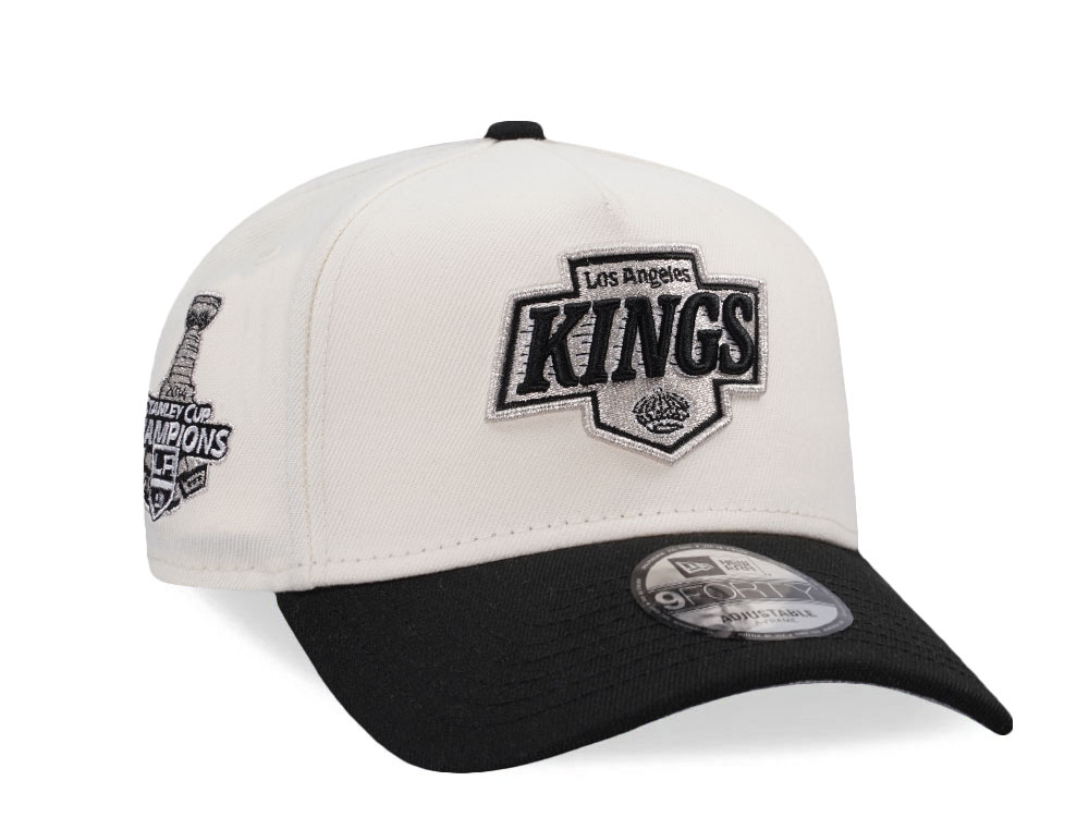 New Era Los Angeles Kings Stanley Cup Champions 2014 Chrome Two Tone Edition 9Forty A Frame Snapback Gorra