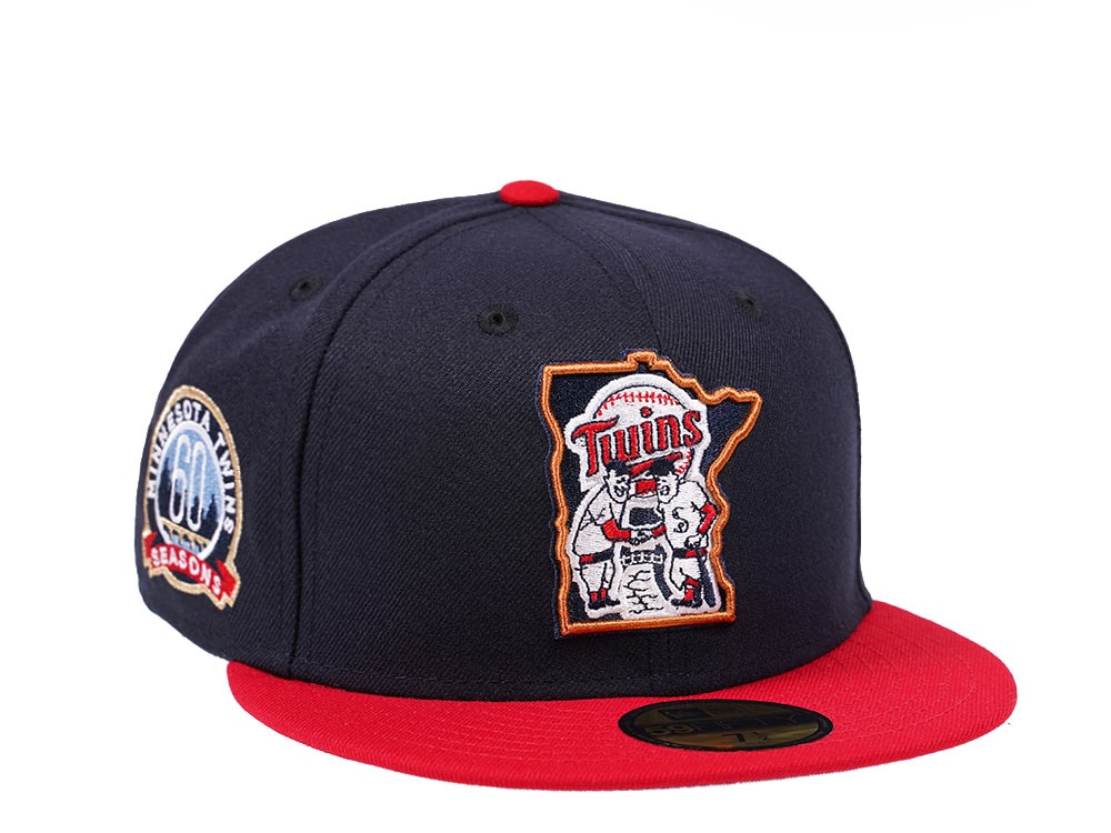 New Era Minnesota Twins 60 Seasons Two Tone Edition 59Fifty Fitted Gorra