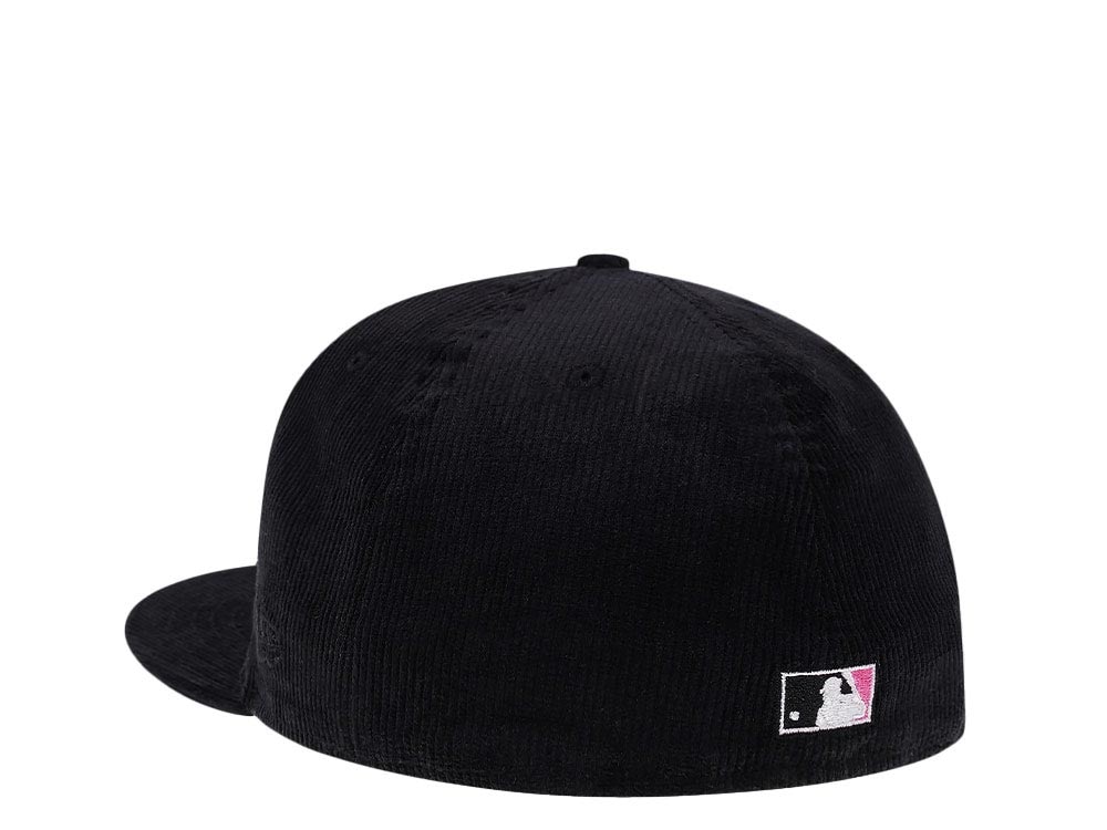 New Era Arizona Diamondbacks 1998 Inaugural Season Black Pink Corduroy Prime Edition 59Fifty Fitted Gorra