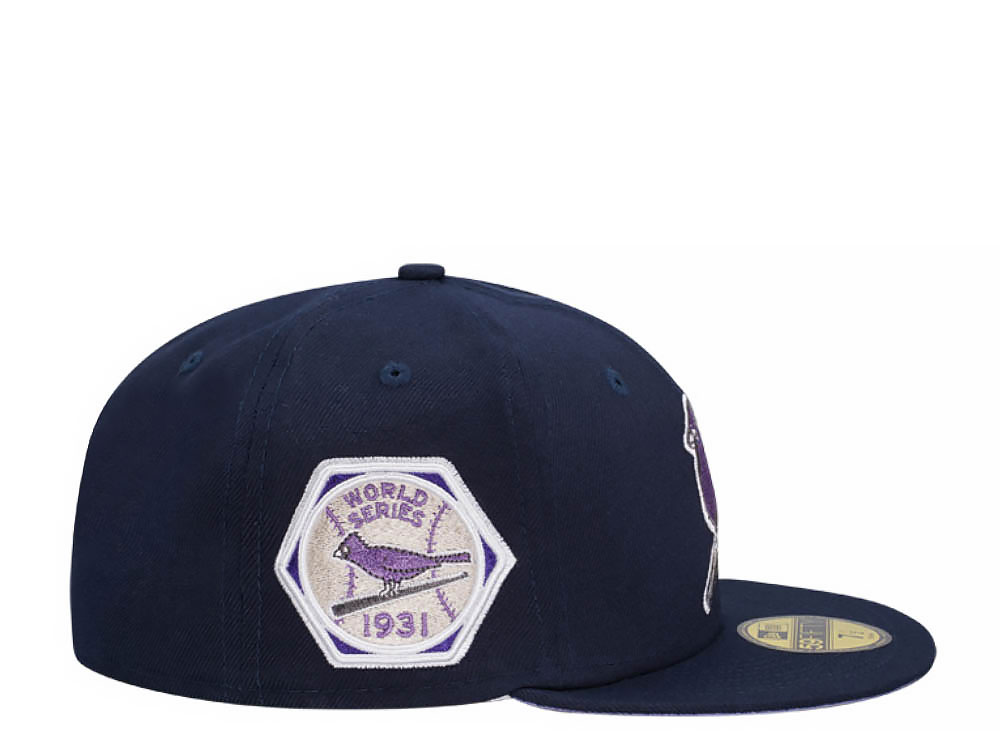 New Era St. Louis Cardinals World Series 1931 Ocean Purple Edition 59Fifty Fitted Gorra
