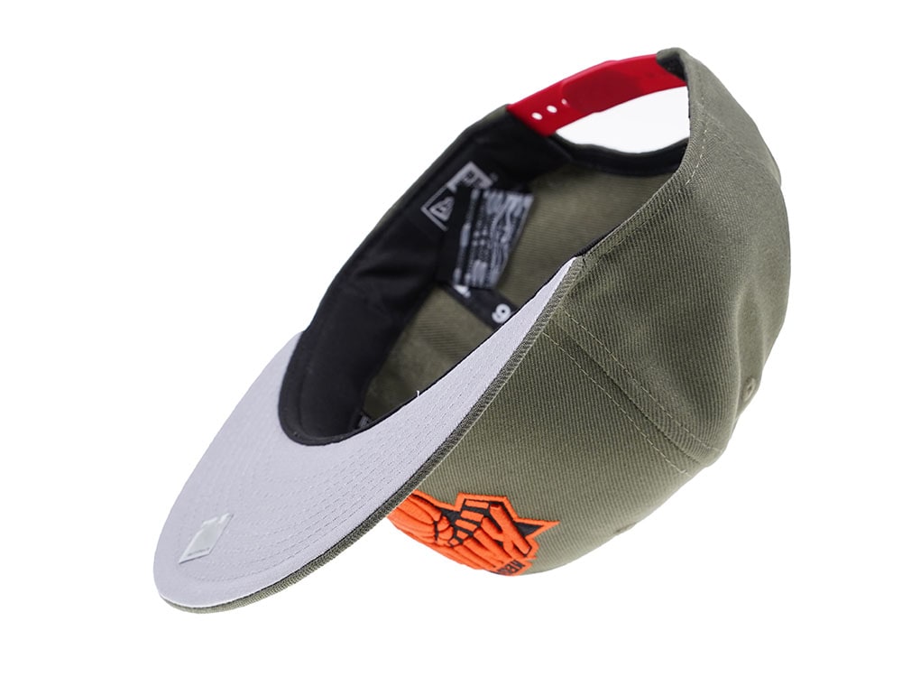 New Era New York Knicks Green x Orange Edition 9Fifty Snapback Gorra