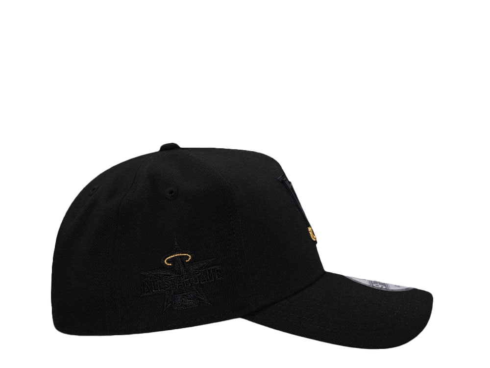 New Era Anaheim Angels Golden Detail Black Prime Edition 9Forty A Frame Snapback Gorra