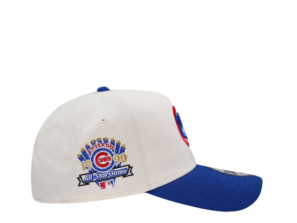 New Era Chicago Cubs All Star Game 1990 Chrome Two Tone Edition 9Forty A Frame Snapback Gorra