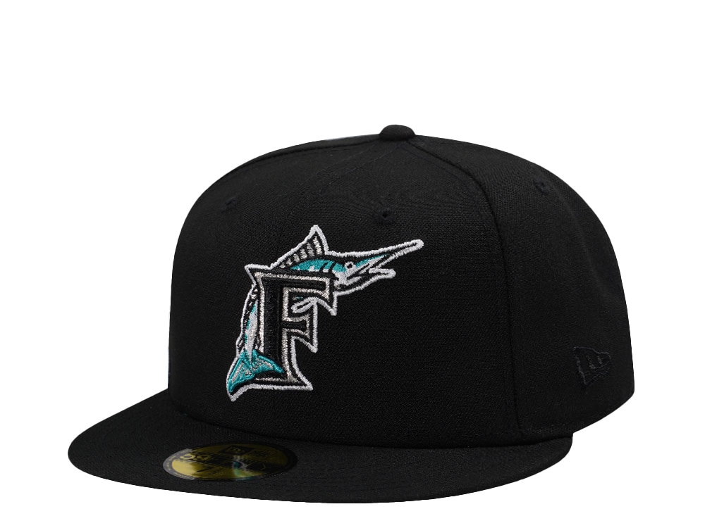 New Era Florida Marlins Black Wool Edition 59Fifty Fitted Gorra