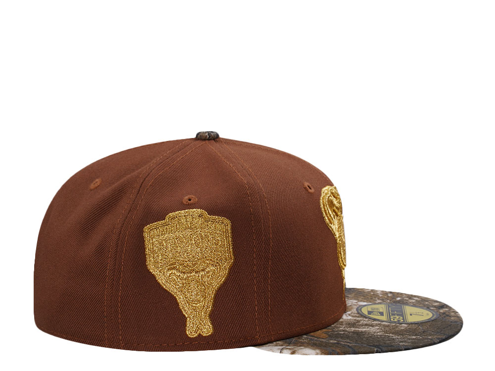 New Era Arizona Diamondbacks Inaugural Season 1998 Metallic Gold Two Tone Edition 59Fifty Fitted Gorra