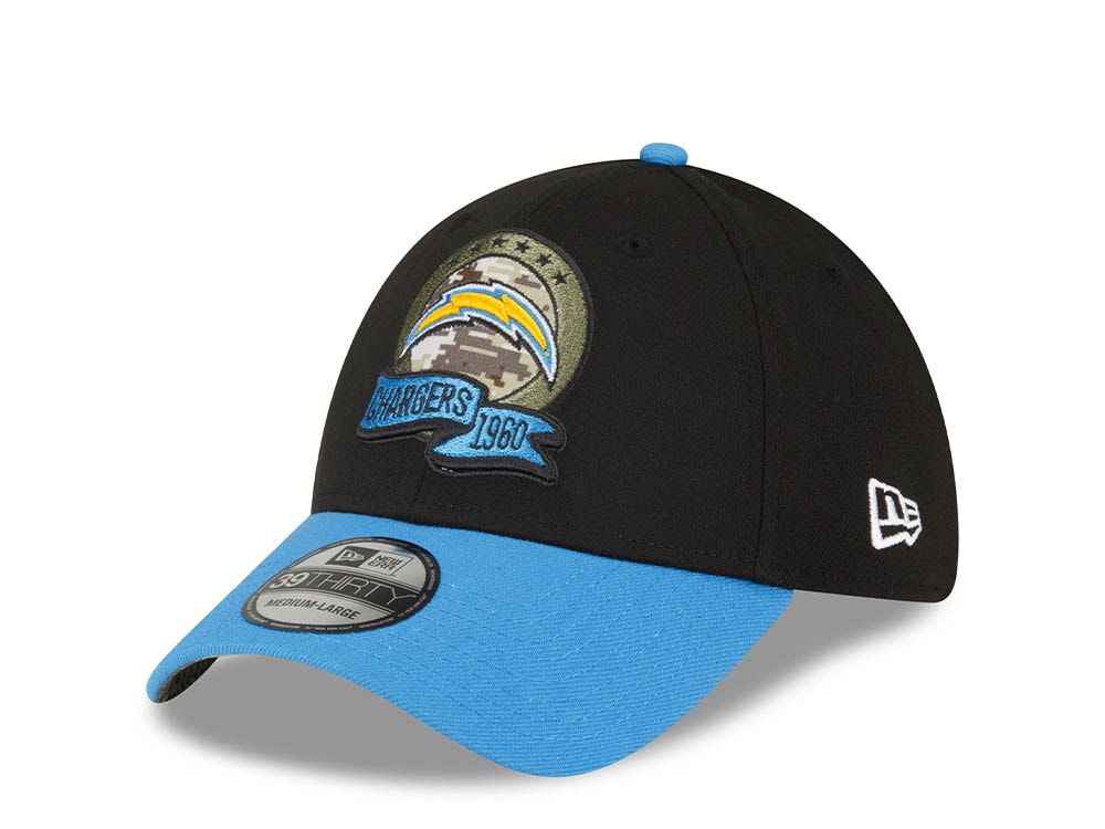 New Era Los Angeles Chargers Salute to Service 2022 39Thirty Stretch Gorra