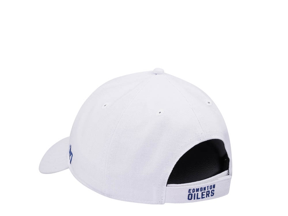 47Brand Edmonton Oilers White MVP Snapback Gorra