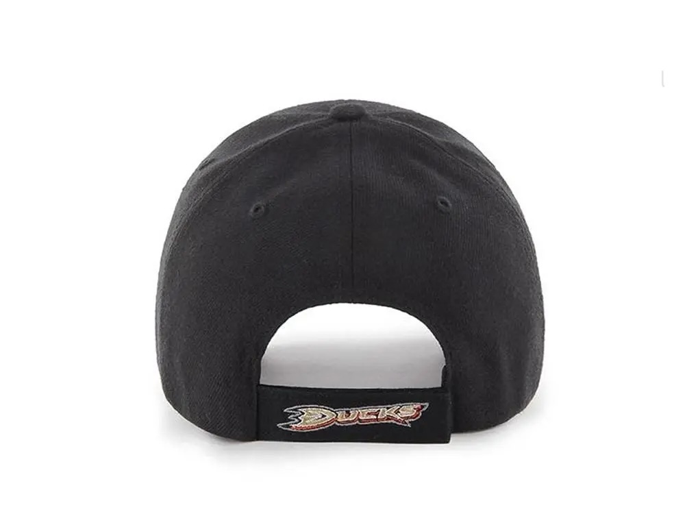 47brand Anaheim Ducks Current Logo Classic Black Strapback Gorra