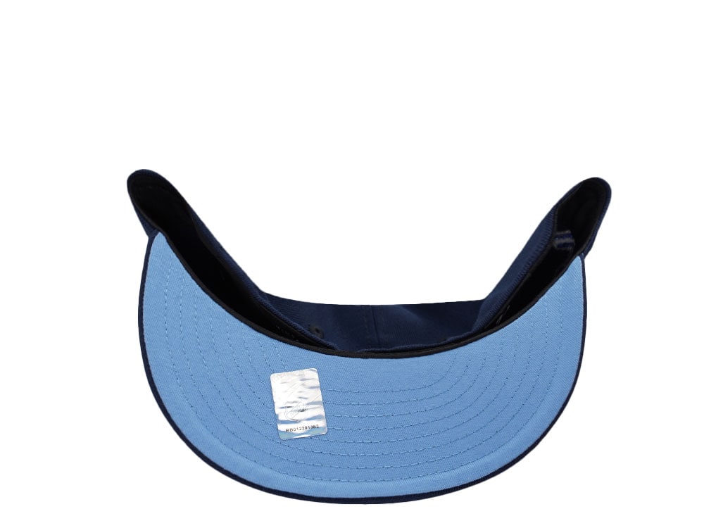 New Era Quebec Nordiques Prince Of Wales Conference Ocean Blue Prime Edition 59Fifty Fitted Gorra
