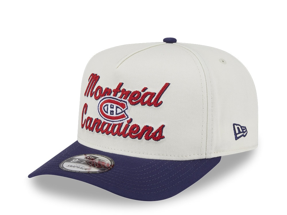 New Era Montreal Canadiens Chainstitch 9Fifty A Frame Snapback Gorra