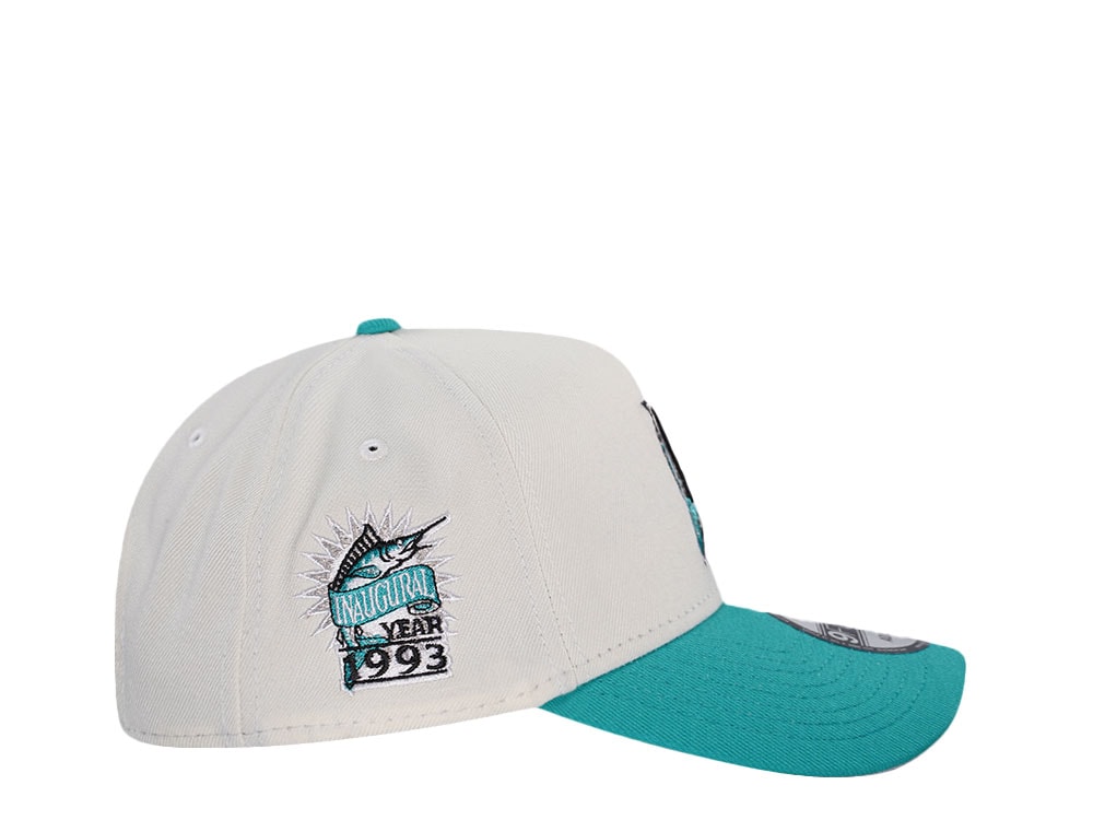 New Era Florida Marlins Inaugural Year 1993 Chrome Two Tone Edition 9Forty A Frame Snapback Gorra