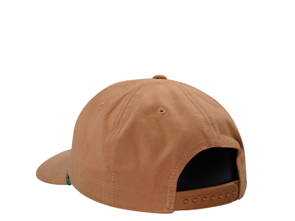 American Needle Woodsy Owl Tree Hugger Canvas Cappy Wheat Snapback Gorra