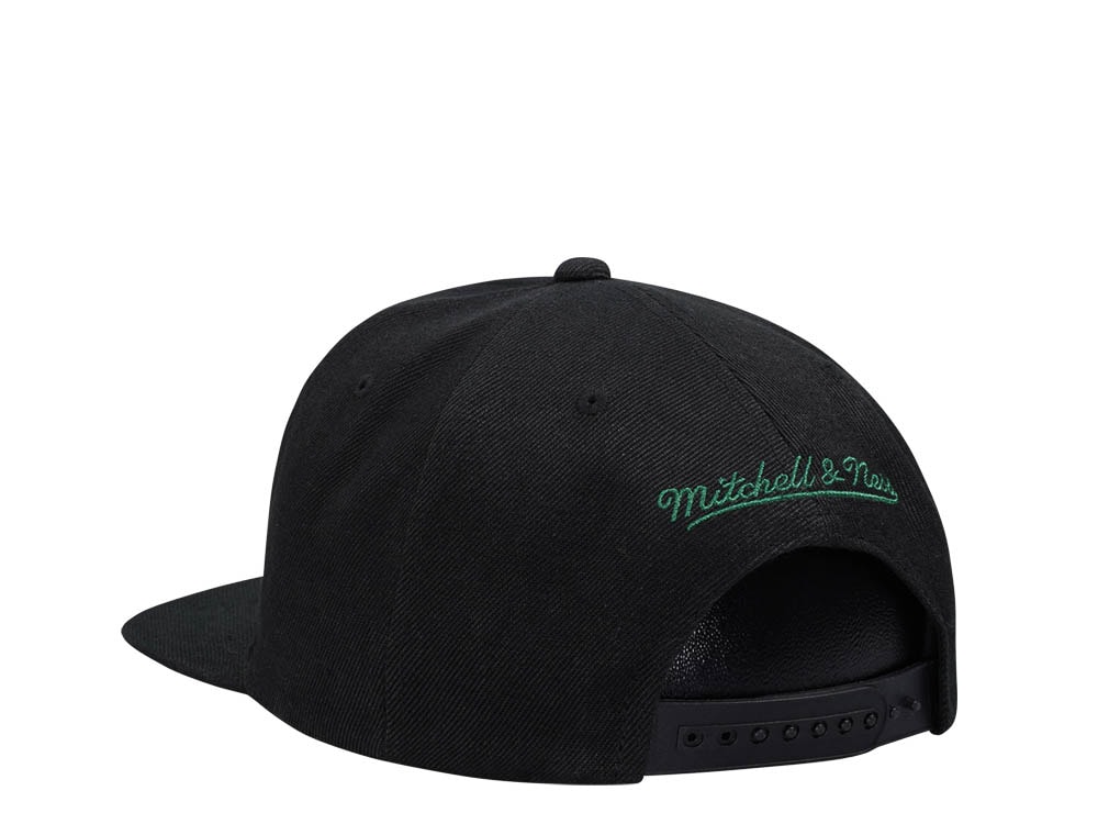 Mitchell & Ness Milwaukee Bucks NBA Black Side Jam Throwback Edition Snapback Gorra