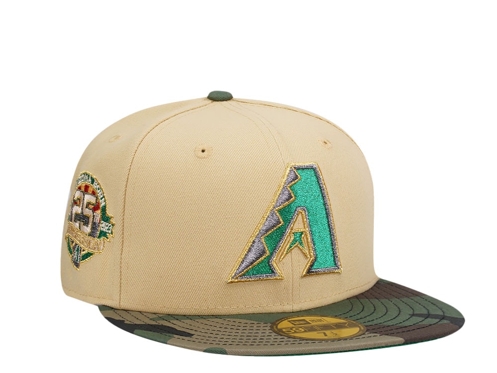 New Era Arizona Diamondbacks 25th Anniversary Vegas Camo Two Tone Edition 59Fifty Fitted Gorra
