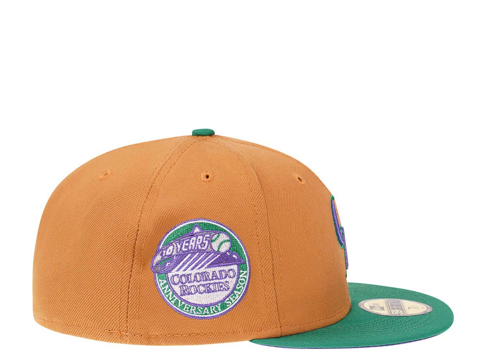 New Era Colorado Rockies 10th Anniversary Two Tone Prime  Edition 59Fifty Fitted Gorra