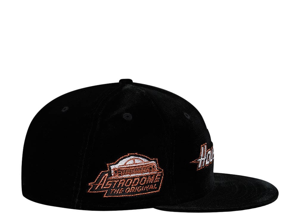 New Era Houston Astros Astrodome Black Velvet Edition 59Fifty Fitted Gorra