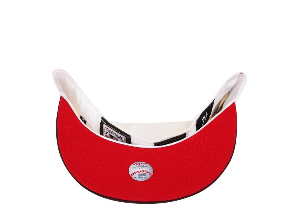 New Era Colorado Rockies 20th Anniversary Cream Red Two Tone Edition 59Fifty Fitted Gorra