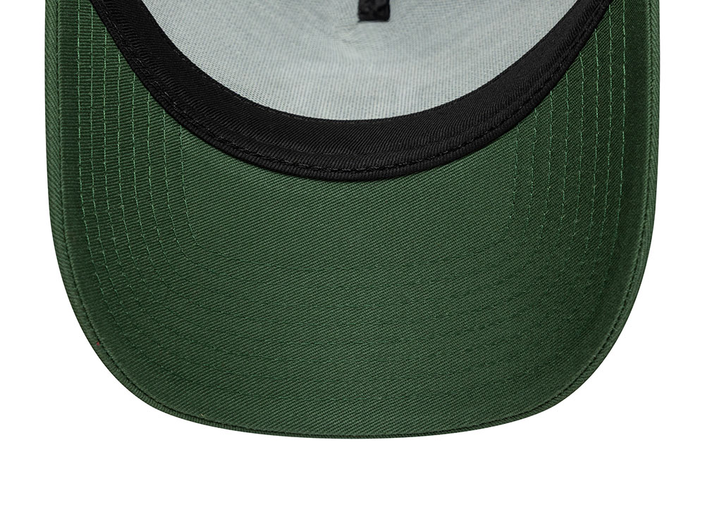 New Era Manchester United Fc Seasonal Dark Green Edition 9Forty A Frame Trucker Snapback Gorra